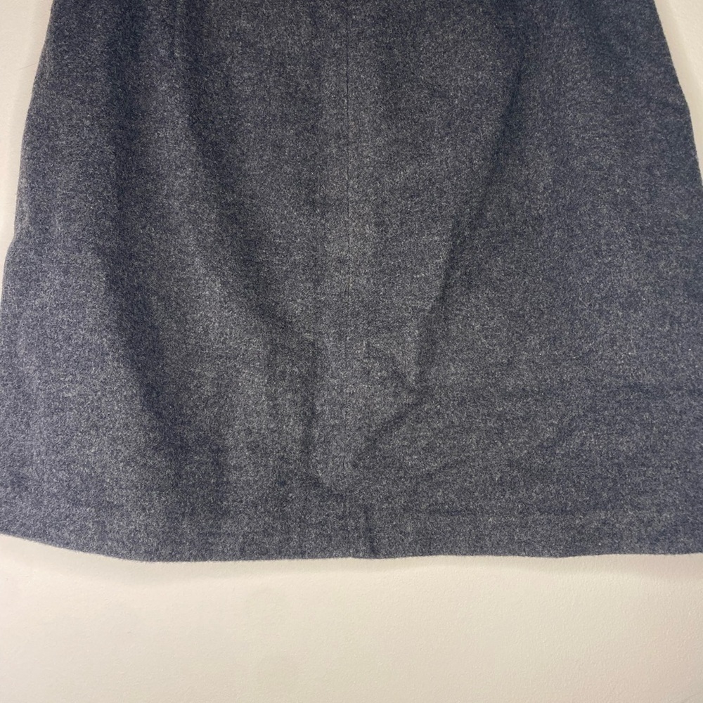 Old Navy Clothing Co Vintage Wool Blend Gray Mini Skirt Size 4 Academia Preppy - Picture 10 of 11